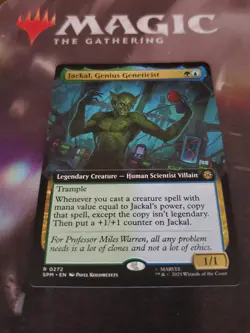 Mtg. Jackal, Genius Geneticist. Extended Art. Marvel's Spider-Man. Nm - Image 1