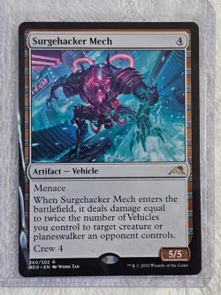 MTG Surgehacker Mech #260 Kamigawa Neon Dynasty Magic Card Rare NM - Image 4