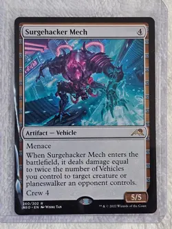 MTG Surgehacker Mech #260 Kamigawa Neon Dynasty Magic Card Rare NM - Image 5