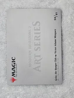 MTG Grist, the Hunger Tide Art 56/81 Gold-Stamped Signature Modern Horizons 2 - Image 3