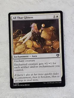 MTG All That Glitters - Commander Masters #9 Magic Gathering Card NM - Image 1