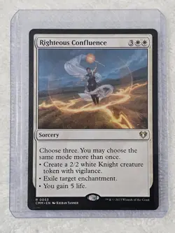 MTG Righteous Confluence #53 Commander Masters Magic Gathering Card Rare NM - Image 5