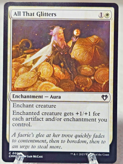 MTG All That Glitters - Commander Masters #9 Magic Gathering Card NM - Image 1