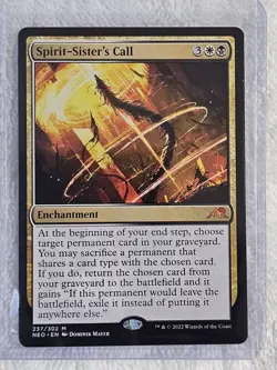 MTG Spirit-Sister's Call #237 Kamigawa: Neon Dynasty Magic Card Mythic NM - Image 4