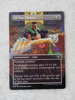 MTG All That Glitters (Borderless) Commander Masters #622 Magic Card NM - Image 1