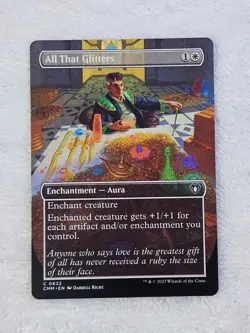 MTG All That Glitters (Borderless) Commander Masters #622 Magic Card NM - Image 2