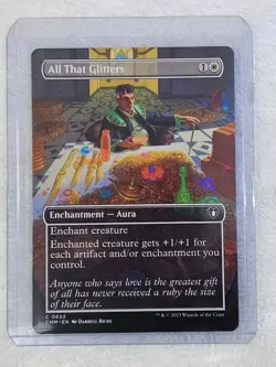 MTG All That Glitters (Borderless) Commander Masters #622 Magic Card NM - Image 4