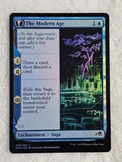 MTG The Modern Age FOIL #66 Kamigawa Neon Dynasty Magic Gathering Card NM - Image 1