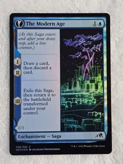 MTG The Modern Age FOIL #66 Kamigawa Neon Dynasty Magic Gathering Card NM - Image 2