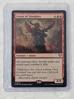 MTG Avatar of Slaughter #206 Commander Masters Magic Gathering Card Rare NM - Image 5