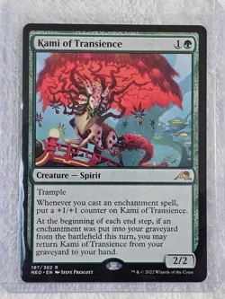 MTG Kami of Transience #197 Kamigawa Neon Dynasty Magic Card Rare NM - Image 4