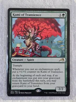 MTG Kami of Transience #197 Kamigawa Neon Dynasty Magic Card Rare NM - Image 5