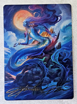 MTG Svyelun of Sea and Sky Art 24/81 Gold-Stamped Signature Modern Horizons 2 - Image 1