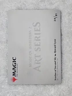 MTG Svyelun of Sea and Sky Art 24/81 Gold-Stamped Signature Modern Horizons 2 - Image 4