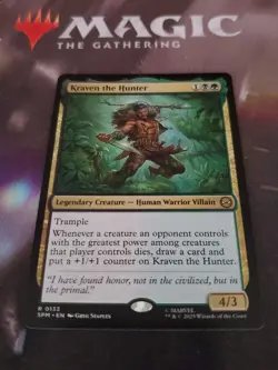 Mtg. 2x Kraven the Hunter. Marvel's Spider-Man. Pack Fresh - Image 1