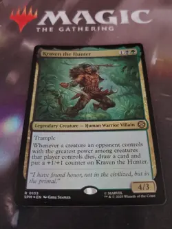 Mtg. Kraven the Hunter. Foil. Marvel's Spider-Man. Pack Fresh - Image 1