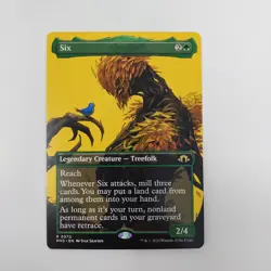 Six (Borderless) Modern Horizons 3 (MH3 0370) - MTG Regular NM - Image 1