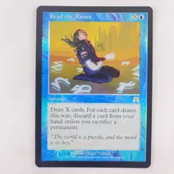 MTG Read The Runes Onslaught Foil Magic - Image 2