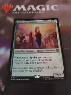 Mtg. Mary Jane Watson. Foil. Marvel's Spider-Man. Pack Fresh - Image 1