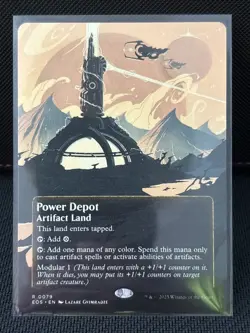 Power Depot Borderless (0079) - Edge of Eternities: Stellar Sights MTG - Image 1