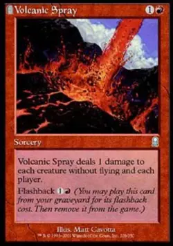 Volcanic Spray - Light Play MTG Odyssey - Image 1