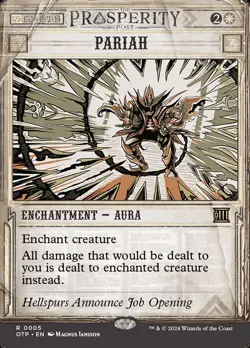 Pariah - 5 - Breaking News- Near Mint - MTG - Image 1