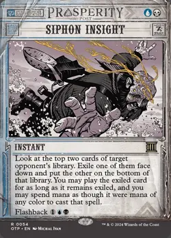 Siphon Insight - 54 - Breaking News- Near Mint - MTG - Image 1
