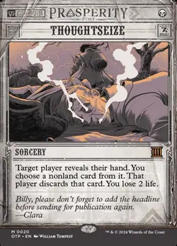 Thoughtseize - 20 - Breaking News- Near Mint - MTG - Image 1