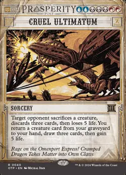Cruel Ultimatum - 40 - Breaking News- Near Mint - MTG - Image 1