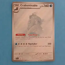 Pokemon Scarlet & Violet Stellar Crown Crabominable 149/142 Illustration Rare - Image 1