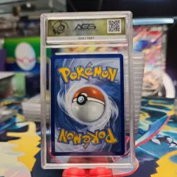 2025 POKEMON DESTINED RIVALS ILLUSTRATION RARE TEAM ROCKET'S MEOWTH #203 AGS 10 - Image 3
