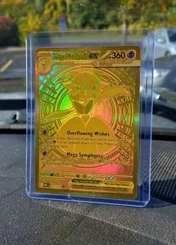 Mega Gardevoir ex 187/132 Me01: Mega Evolution Gold Pokemon Mint NM Pack Fresh - Image 1