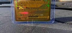 Mega Gardevoir ex 187/132 Me01: Mega Evolution Gold Pokemon Mint NM Pack Fresh - Image 3