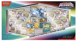 Pokemon TCG SV Prismatic Evolutions Lucario EX & Tyranitar EX Premium Collection - Image 1