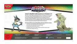 Pokemon TCG SV Prismatic Evolutions Lucario EX & Tyranitar EX Premium Collection - Image 2