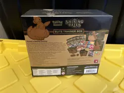 Pokemon TCG Shining Fates Elite Trainer Box ETB Factory Sealed W/Plastic Sleeve - Image 3