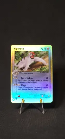 Pokemon Vigoroth 47/109 Ruby and Sapphire Reverse Holo LP - Image 1