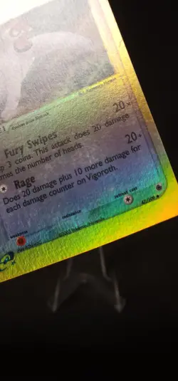 Pokemon Vigoroth 47/109 Ruby and Sapphire Reverse Holo LP - Image 2