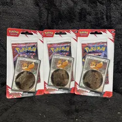 Lot Of 3 - Pokemon Destined Rivals Blister Pack | Eevee Promo | BRAND NEW - Image 1