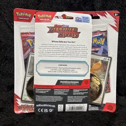 Lot Of 3 - Pokemon Destined Rivals Blister Pack | Eevee Promo | BRAND NEW - Image 2