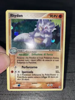 Carte Pokemon Rhydon 46/101 Holo Ex Legendes Oubliees ITALIEN Occasion - Image 3