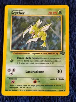2002 Pokemon Cards Gengar Legendary 11/110 & 1999 Scyther Italian 10/64 Holo Lot - Image 5