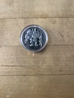 Yugioh - Ancient Gear Golem - YCS Pre-registration Silver Coin - Image 1