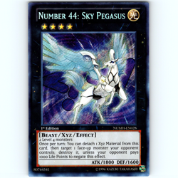 Yugioh Number 44: Sky Pegasus NUMH-EN028 1st Edition Secret Rare Holo - NM 💎 - Image 1