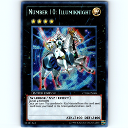 Yugioh Number 10: Illumiknight CT08-EN004 Limited Edition Secret Rare - NM 💎 - Image 1