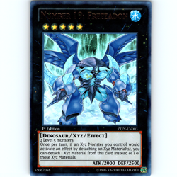 Yugioh Number 19: Freezadon ZTIN-EN003 1st Edition Ultra Rare Holo - NM 💎 - Image 1