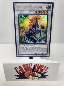 YuGiOh Thunder Unicorn DREV-EN040 1st Edition Ultra Rare LP - Image 1