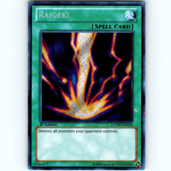 Yugioh Raigeki LCYW-EN054 1st Edition Secret Rare Holo - LP-NM 💎 - Image 1