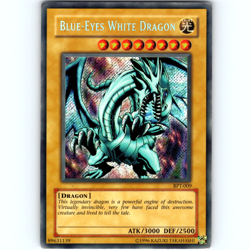 Yugioh Blue-Eyes White Dragon BPT-009 Limited Edition Secret Rare Holo - HP 💎 - Image 1