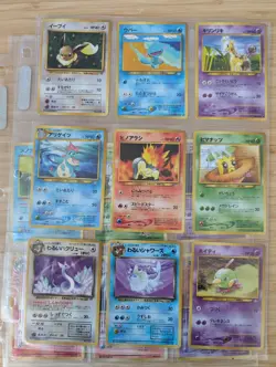 Booklet Of Japanese Vintage Pokemon Cards - Image 3
